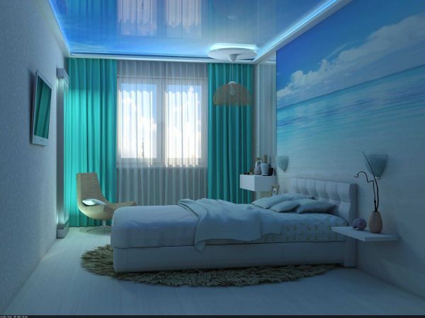 синяя спальня 